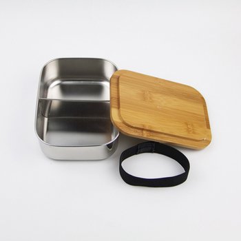 單層兩格木製餐盒-304不鏽鋼餐盒_3
